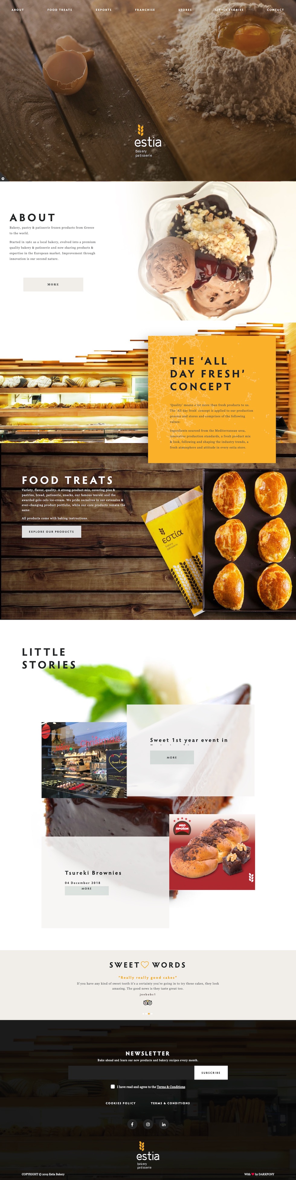 istoselida-estia-bakery-website-design-development